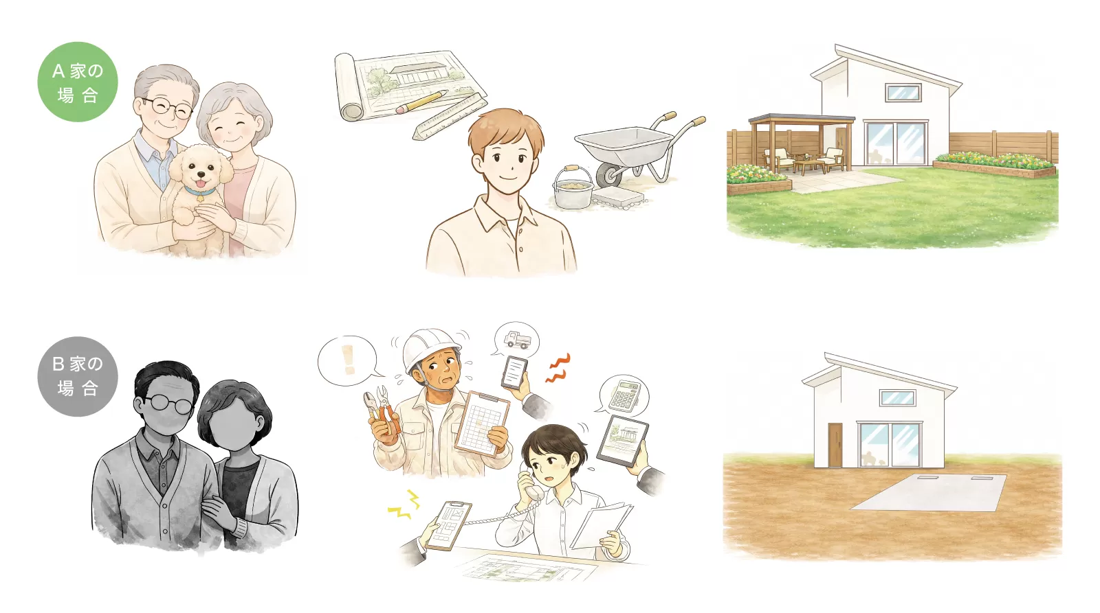 1人が最初から最後まで。「言った・言わない」がない